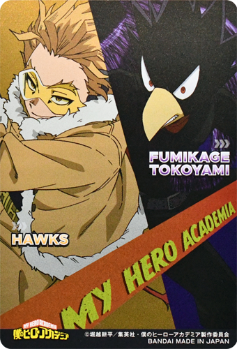 Verso de Hawks - Fumikage Tokoyami