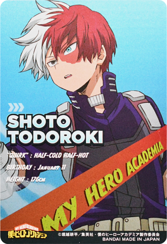 Verso de Shoto Todoroki