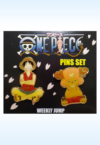 Luffy Chopper pin badge set